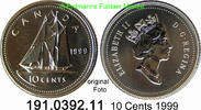 Canada Kanada 10 Cents *165.1 KM183 Schiff 191.0392.11 -