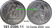 Canada Kanada 10 Cents *165.1 KM183 Schiff -