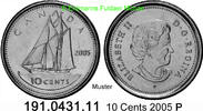 Canada Kanada 10 Cents *520 KM492 191.0431.11 -