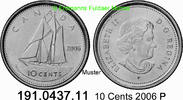 Canada Kanada 10 Cents *520.3 KM492 191.0437.11 -