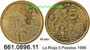 Spanien 5 Pesetas *220 KM960 La Rioja . 661.0896.11 -