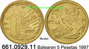Spanien 5 Pesetas *244 KM981 Balearen . 661.0929.11 -