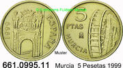 Spanien 5 Pesetas *286 KM1008 Murcia 661.0995.11 -