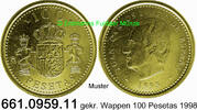 Spanien 100 Pesetas *271 KM989 gekröntes Wappen 661.0959.11 -