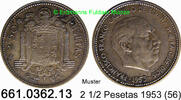 Spanien 2 1/2 Pesetas *29 KM785 Franko . 661.0362.13 -