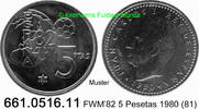 Spanien 5 Pesetas *47 KM817 FWM´82 . 661.0516.11 -