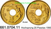 Spanien 25 Pesetas *89 KM851 Oly´92 Hochsprung . 661.0704.11 -