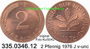 BRD 2 Pfennig J.381a . 335.0346.12 -