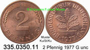 BRD 2 Pfennig J.381a . 335.0350.11 -