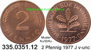 BRD 2 Pfennig J.3811a . 335.0351.12 -