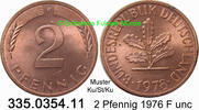BRD 2 Pfennig J.381a . 335.0354.11 -