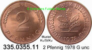 BRD 2 Pfennig J.381a . 335.0355.11 -