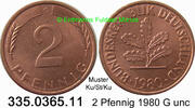 BRD 2 Pfennig J.381a . 335.0365.11 -
