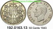 Canada Kanada 50 Cents *36.1 KM36 . 192.0163.13 -