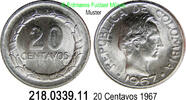 Kolumbien 20 Centavos *29a Legende fortlaufend . 218.0339.11 -