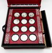 Canada 15¤ 2010 - 2021 Lunar Lotus 12 Year Subscription Silver Coin Series Set Proof