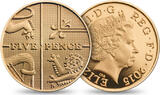 European Coins 2015 United Kingdom Great Britain Fourth Portrait Final Editions Gold Coin 3,2oz