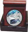 Tuvalu 1$ 2021 Deadly & Dangerous STINGRAY 1 oz Pure Silver Coin Proof