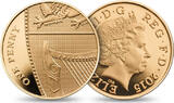 European Coins 2015 United Kingdom Great Britain Fourth Portrait Final Editions Gold Coin 3,2oz