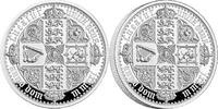 European Coins Crown Great Britain UK 2021 £5 Gothic QUARTERED ARMS 2 oz Silver Coin Royal Mint -