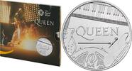 European Coins Great Britain UK £5 QUEEN MUSIC LEGENDS Brilliant Uncirculated Coin LIVE -