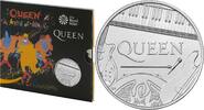European Coins Great Britain UK £5 QUEEN MUSIC LEGENDS BU Coin A Kind of Magic -