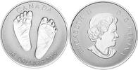 World Coins CANADA $10 Welcome to the World Baby Feet Baby Gift Silver Coin -