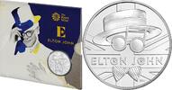 European Coins Great Britain UK £5 ELTON JOHN MUSIC LEGENDS BU Coin Illustration -