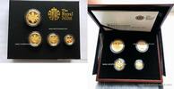 European Coins Great Britain  185 BRITANNIA Proof Gold 4-Coin Boxed Set 2oz. Royal Mint  2011 PP