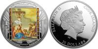 World Coins Cook 20$ Masterpieces Giovanni Domenico Tiepolo Christ Silver Coin 32 -