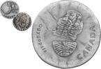 Canada Coins Canada 20$ 2-Coin Dinosur Ancient Ogygopsis Ornithomimus Silver Coin -