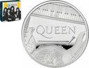 European Coins Great Britain UK £1 One Pounds QUEEN MUSIC LEGENDS 1/2oz Silver Proof Coin -