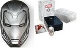 World Coins Fiji 5$ Marvel Comics IRON MAN MASK 2oz Silver High Relief Antiqued Coin -