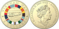 World Coins 2023 $ Australia 2 50th Anniversary End of VIETNAM WAR Uncirculated Coin -