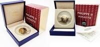 European Coins 50 Euro France 2012 Years of French History Philip II Augustus Gold Coin -