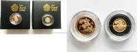 European Coins Quarter Great Britain UK & Half Sovereign Collection 2 x Gold Coin SET -