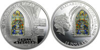 World Coins Cook Islands 10$ Windows Of Heaven Sevilla Silver Proof Coin 4 -