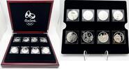 World Coins Brazil 5R Olympic Games RIO Sets Limited Edition 16 Silver & 1 Gold Coin -