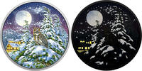 World Coins Canada $30 Animals in the Moonlight Great Horned Owl 2 oz Silver Coin Proof 2017 $ 2017 PP