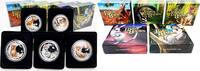 World Coins Australia 2010 - 2011 5 x 0.5$ Bush Babies I 5 x 1/2 oz Silver Coin SET -