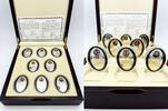 World Coins Niue 2010 - 2011 8 x 1$ Gothic Cathedrals Churches Notre Dame 8x Silver Coin Set -