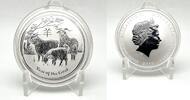 Australia 2$ 2015 Year of the Goat Lunar Series II 2 oz Silver Coin  109,99 EUR  zzgl. 7,00 EUR Versand