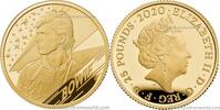 European Coins Great Britain UK  25 Music Legends DAVID BOWIE Gold Proof Coin Royal Mint  2020 PP