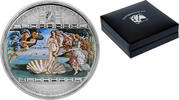 World Coins Cook Masterpieces of Art Sandro Botticelli Birth Venus Silver Coin 4 -