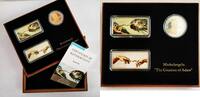World Coins Fiji 500th Anniversary of The Creation of Adam Michelangelo 5oz Silver Coin -