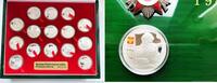 World Coins 3 Rubles Russia 2005 15 x GREAT PATRIOTIC WAR 1941-45 15 x 1oz Silver Coin Set -