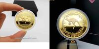 Australia Kangaroo Känguru ARGYLE PINK DIAMOND Edition 2 oz Gold Coin 500$ 2017 Proof