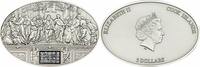 World Coins Cook Islands 5$ NANO RAPHAEL ROOMS Ceilings of Heaven Silver Coin -