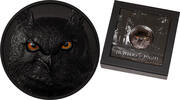 World Coins Palau 2021 10$ Hunters By Night Eagle Owl 2 oz Silver coin -