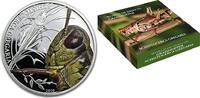 World Coins Palau $2 1/2 oz. Silver Proof Coin World of Insects Grasshopper -
